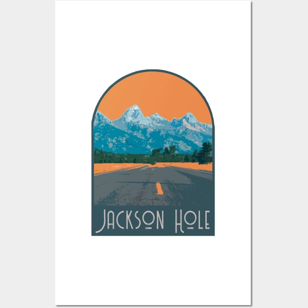 Jackson Hole Decal Wall Art by zsonn